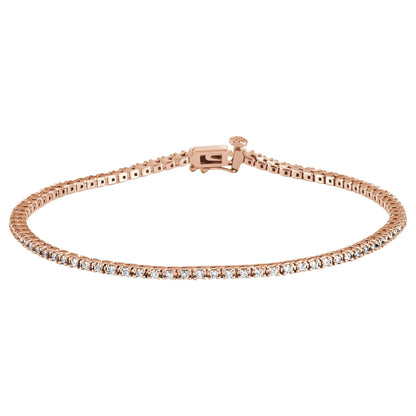 7/8 CTW Natural Diamond Line 7 1/4" Bracelet