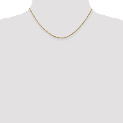1.3mm Singapore Chain - Yellow Gold