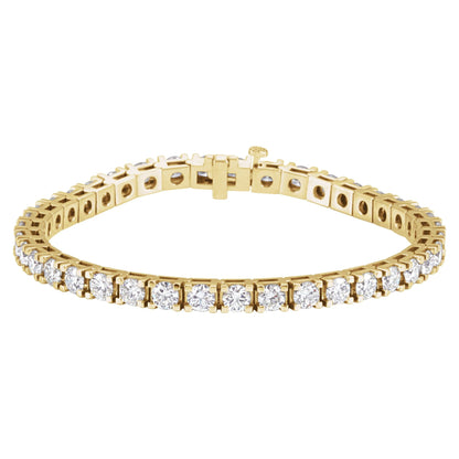9 1/6 CTW Natural Diamond Line 7 1/4" Bracelet