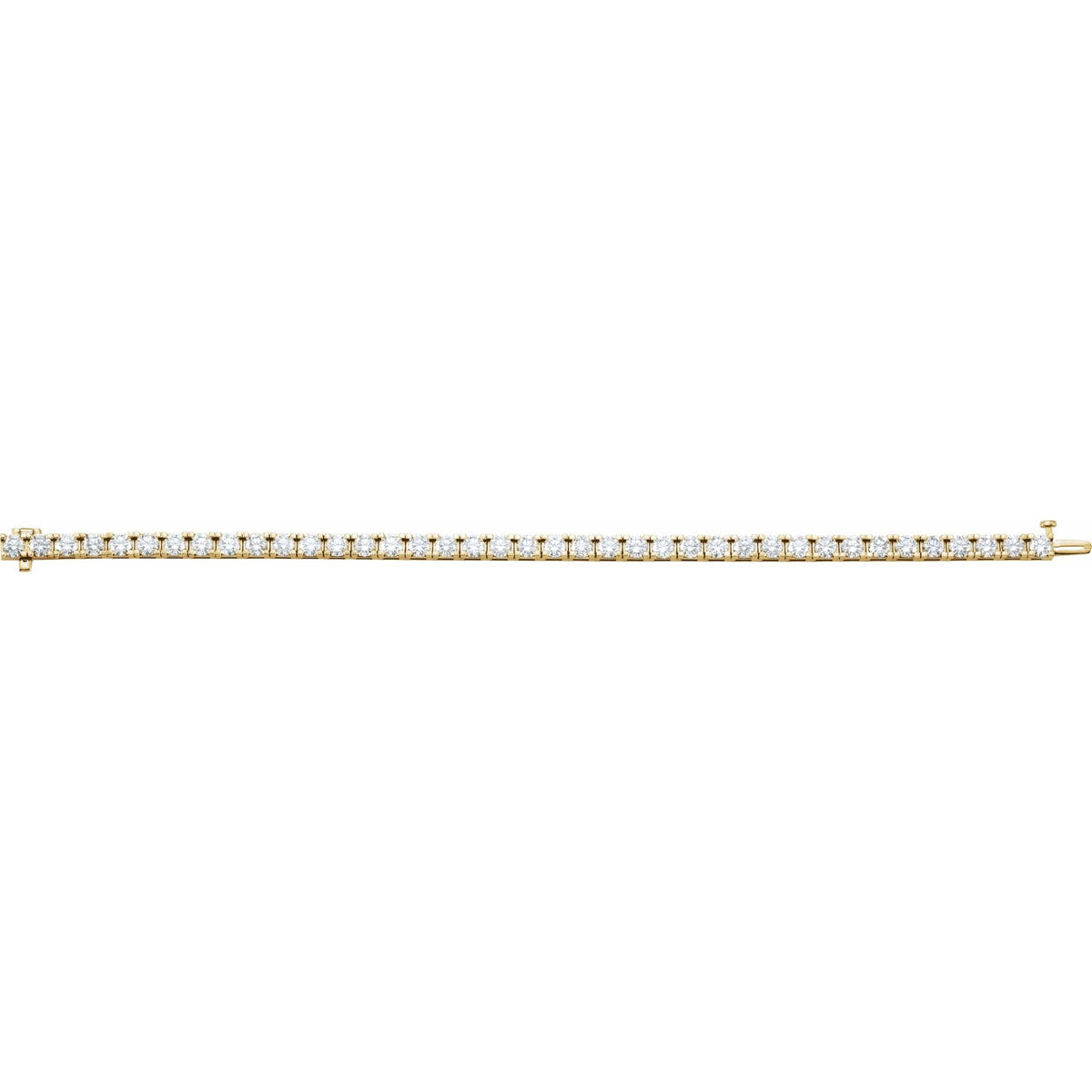 9 1/6 CTW Natural Diamond Line 7 1/4" Bracelet