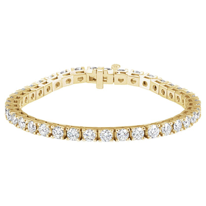9 1/6 CTW Natural Diamond Line 7 1/4" Bracelet