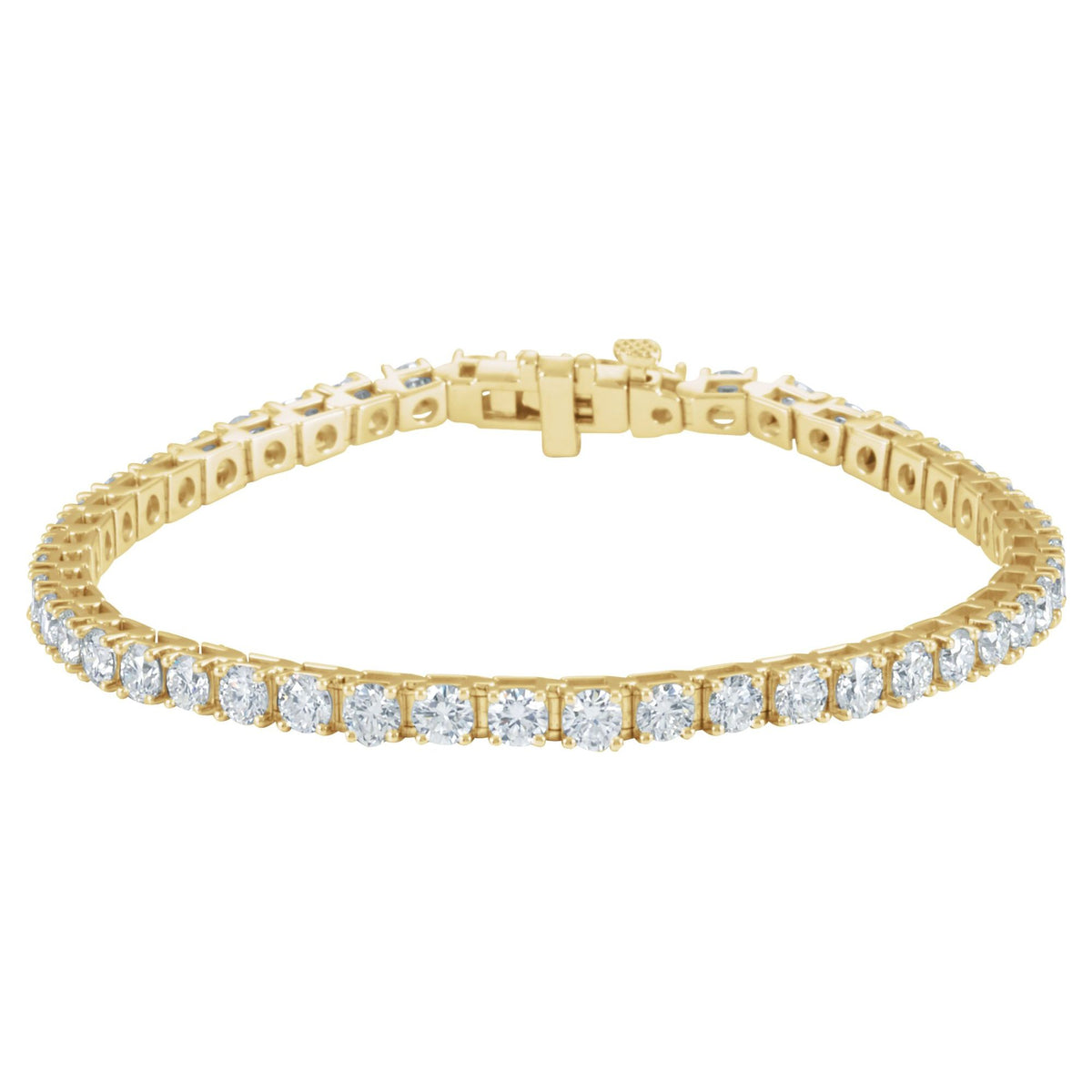 7 CTW Natural Diamond Line 7 1/4" Bracelet