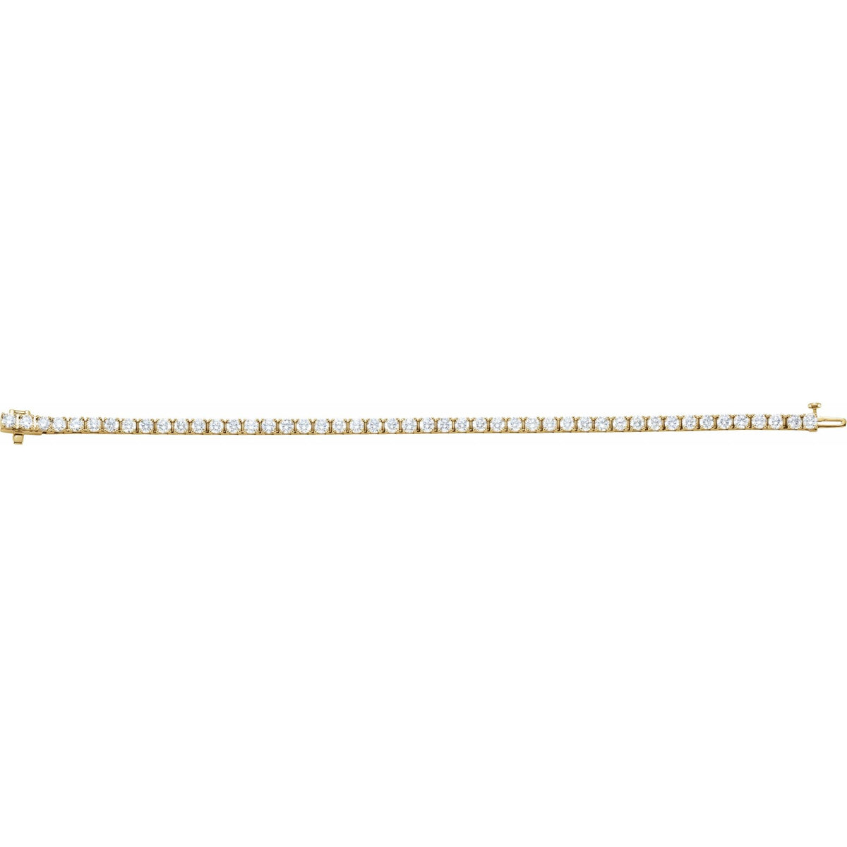 7 CTW Natural Diamond Line 7 1/4" Bracelet