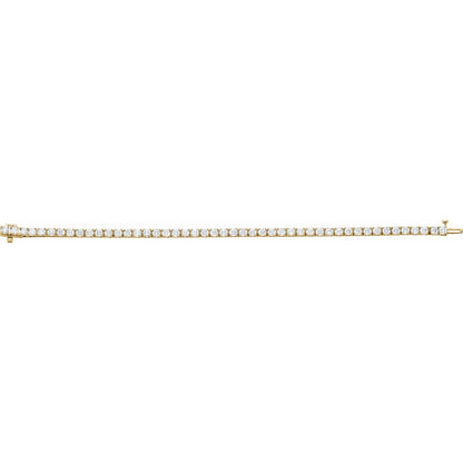 7 CTW Natural Diamond Line 7 1/4" Bracelet