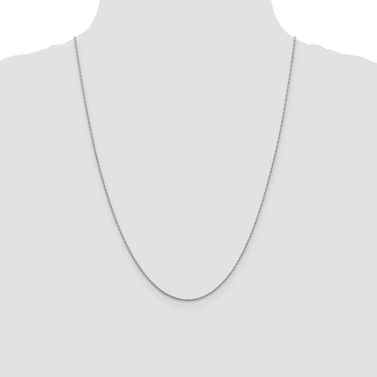 1.3mm Loose Rope Chain - White Gold