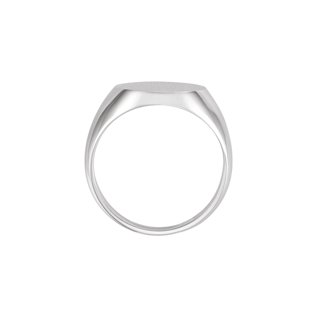 16x14 mm Oval Signet Ring