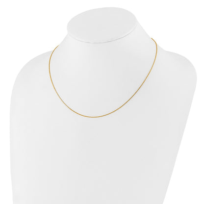 10K 1.05mm Diamond-cut Cable 1in + 1in Adjustable Chain