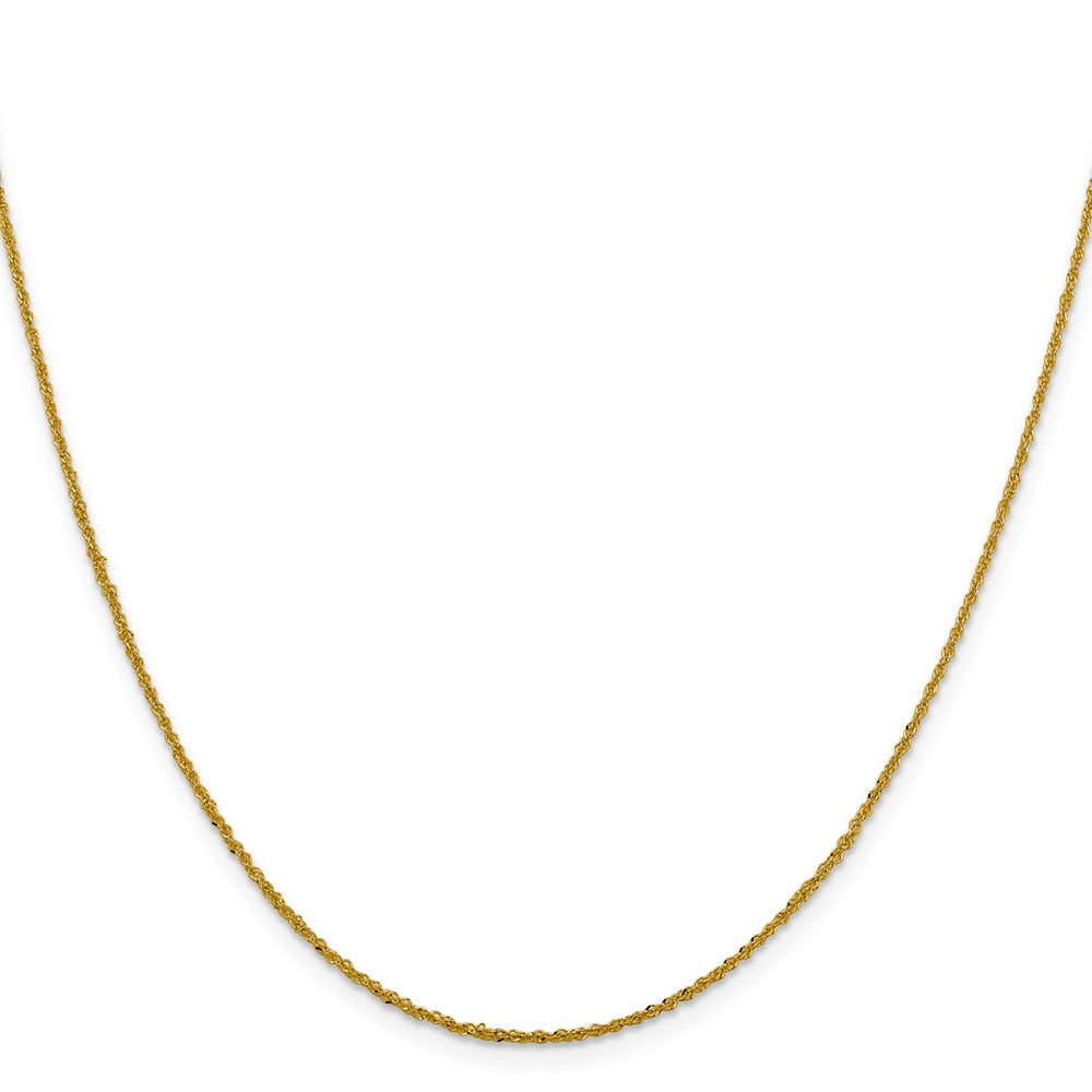 10K 1.3mm Sparkle Singapore Chain