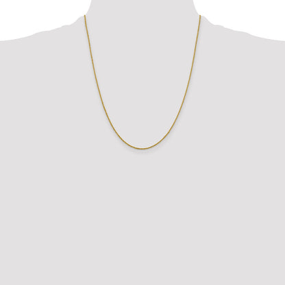 10K 1.3mm Sparkle Singapore Chain