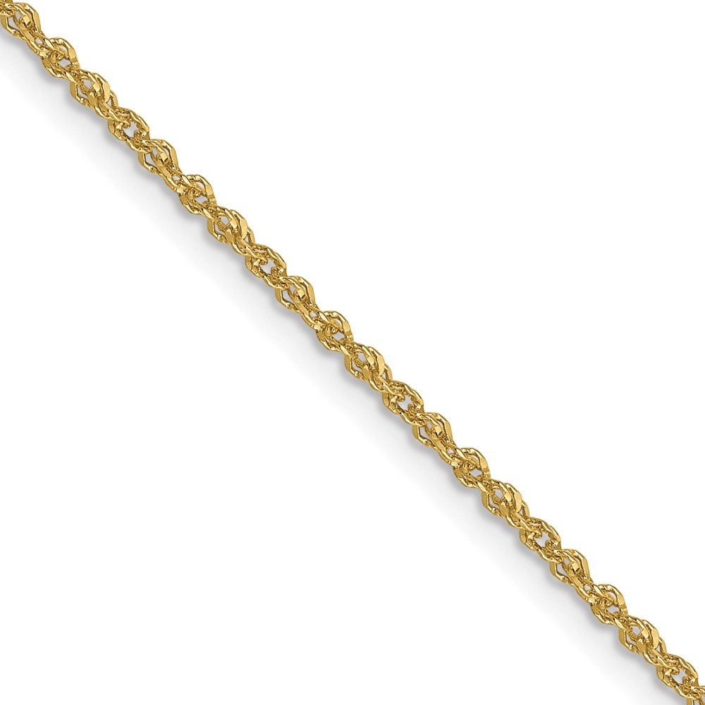 10K 1.3mm Sparkle Singapore Chain