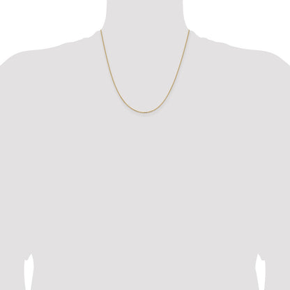 10K 1.05mm Diamond-cut Cable Chain