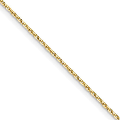 10K 1.05mm Diamond-cut Cable Chain