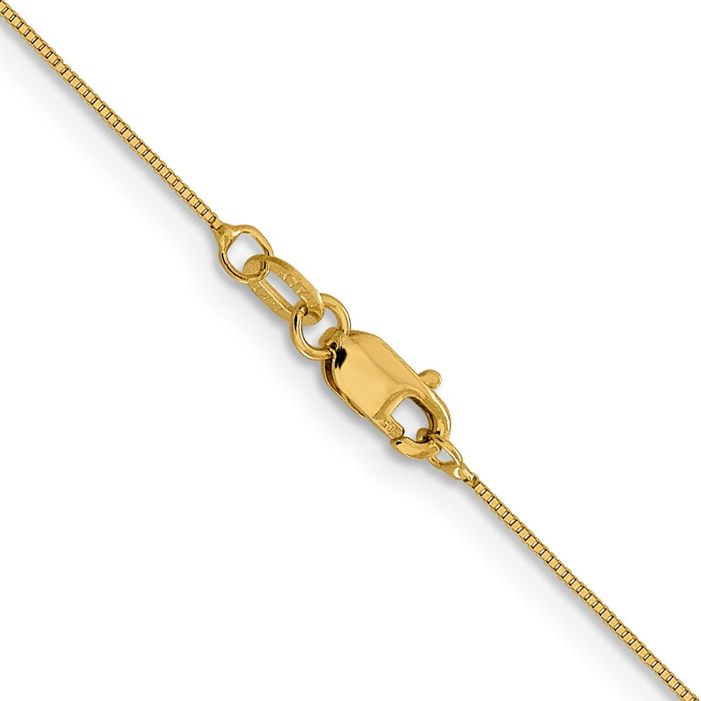10K 0.5mm Baby Box with Lobster Clasp Chain