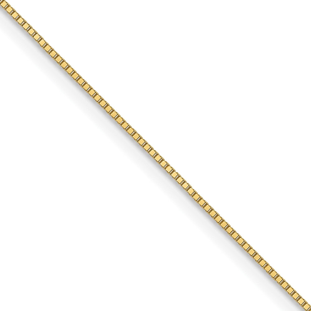 10K 0.5mm Baby Box with Lobster Clasp Chain