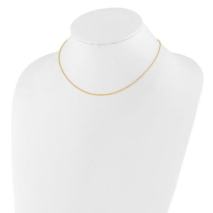 10K 1.25mm Singapore 1in + 1in Adjustable Chain