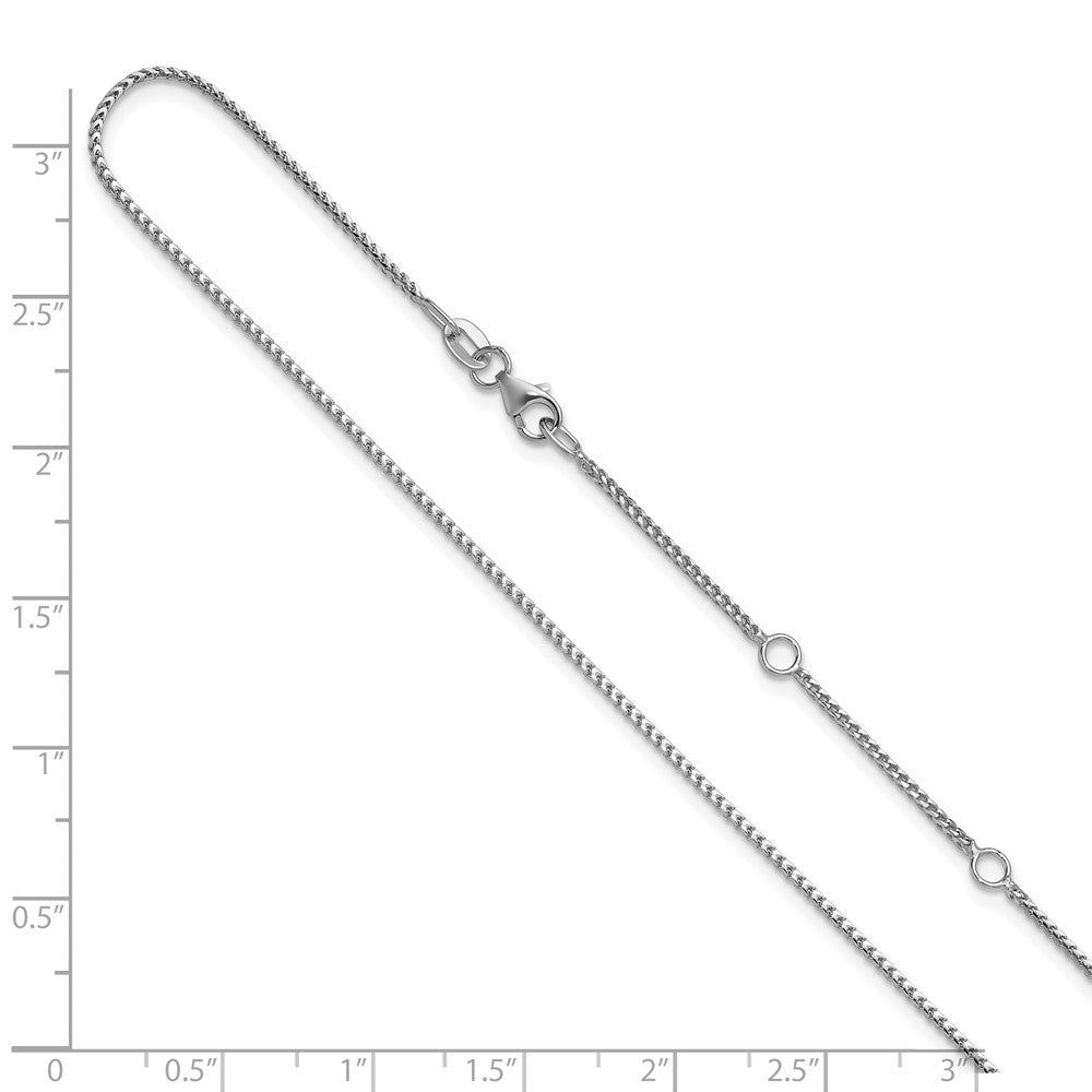 10K 1.1mm Franco 1in + 1in Adjustable Chain
