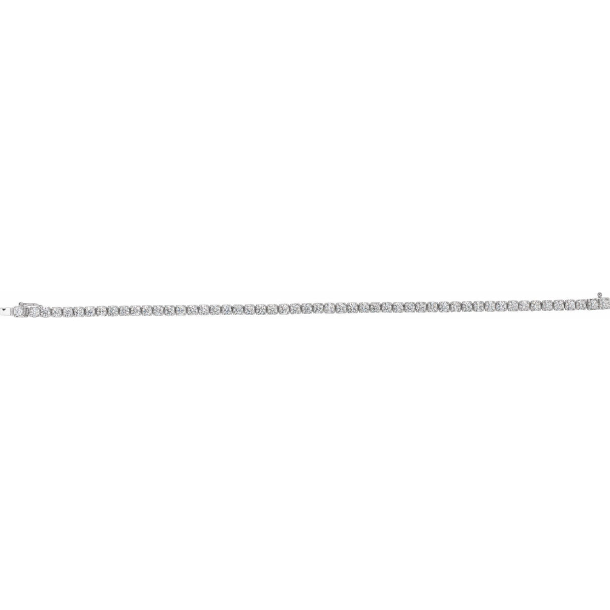 5 CTW Natural Diamond Line 7" Bracelet