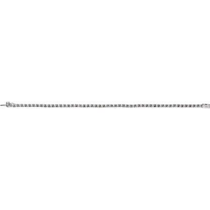 5 CTW Natural Diamond Line 7" Bracelet