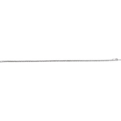 1 CTW Natural Diamond Line 7" Bracelet - 1.35mm Width