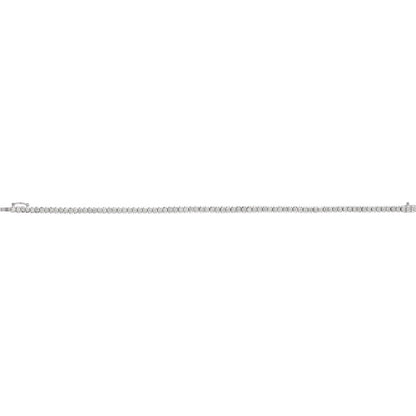 2 CTW Natural Diamond Line 7" Bracelet - 11.4g