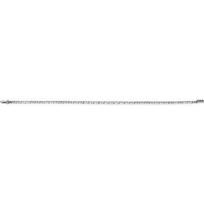 3 CTW Natural Diamond Line 7" Bracelet - White Gold