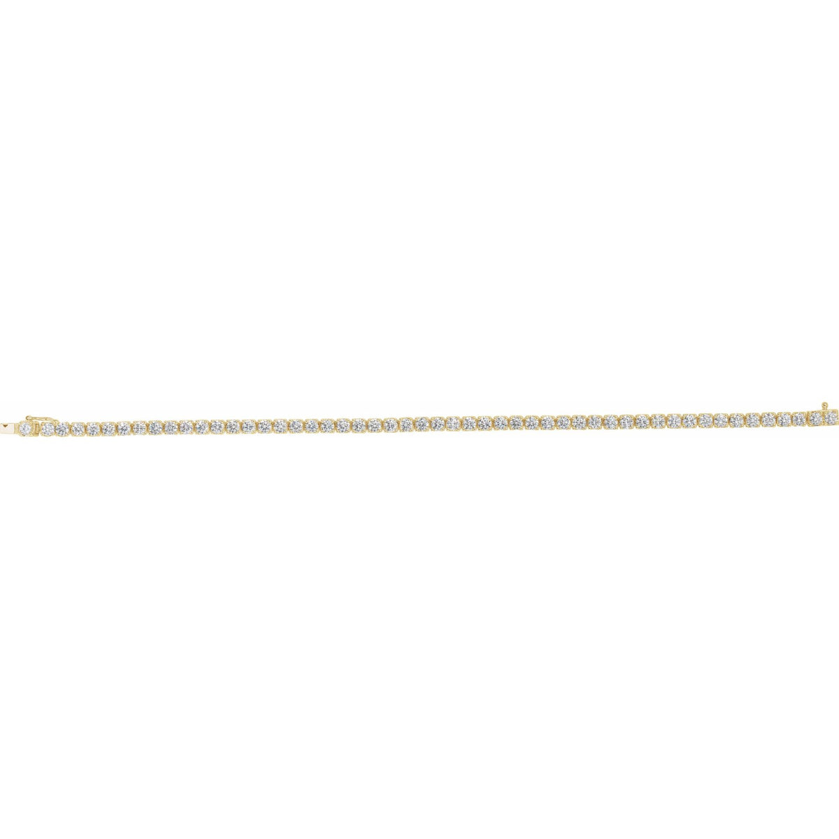 5 CTW Natural Diamond Line 7" Bracelet