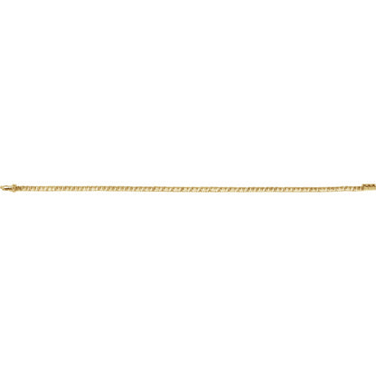 2 CTW Natural Diamond Line 7" Bracelet - 11.4g