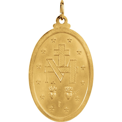 29x20 mm Oval Miraculous Medal