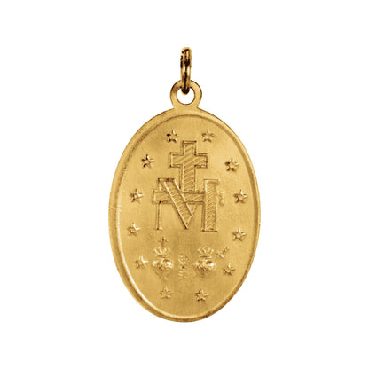19x14 mm Oval Miraculous Medal