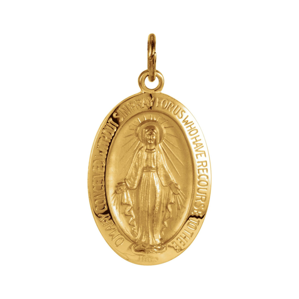 19x14 mm Oval Miraculous Medal