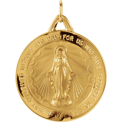 Miraculous Medal Necklace or Pendant