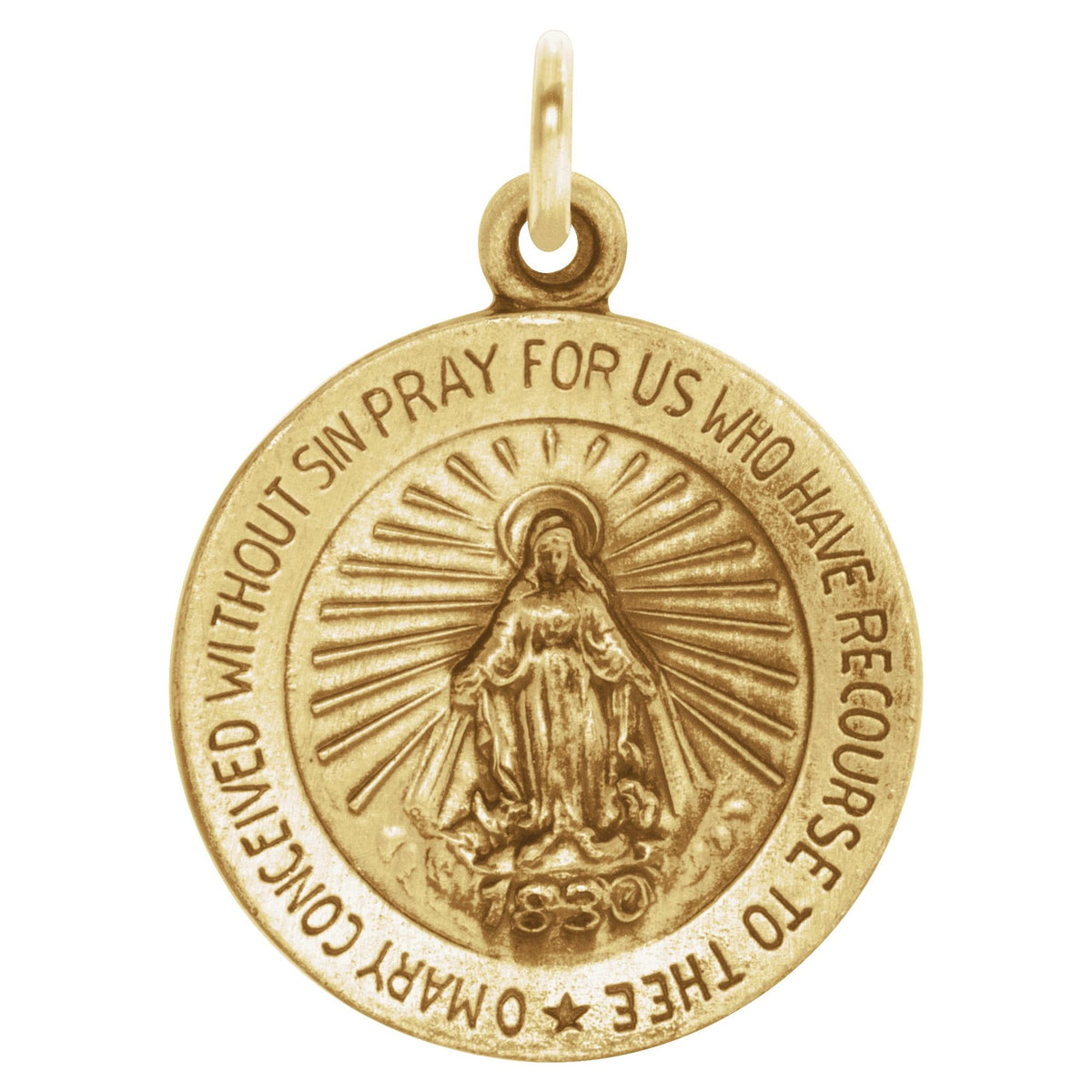 Miraculous Medal Necklace or Pendant