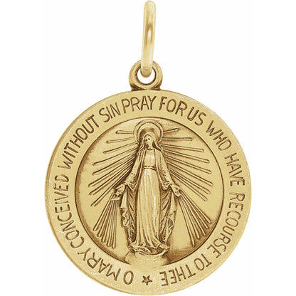 Miraculous Medal Necklace or Pendant
