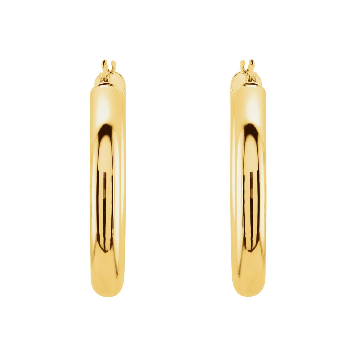 Tube Hoop Earrings