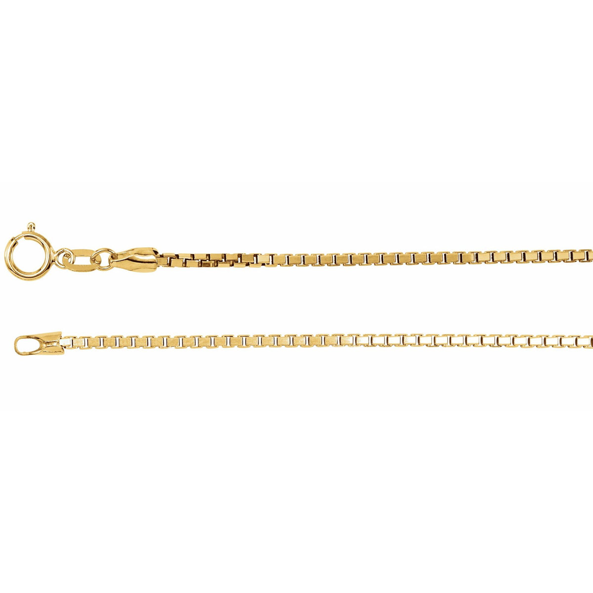 Diamond-Cut Box Chain 1.75mm