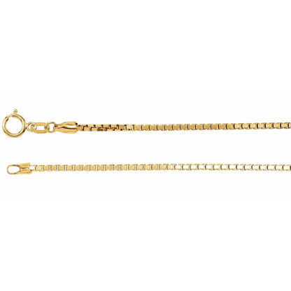 Diamond-Cut Box Chain 1.75mm
