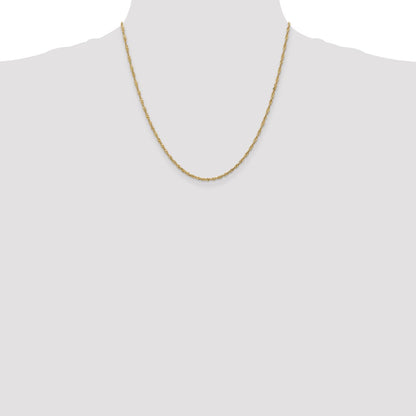 1.6mm Singapore Chain - Yellow Gold