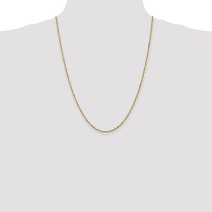 1.6mm Singapore Chain - Yellow Gold