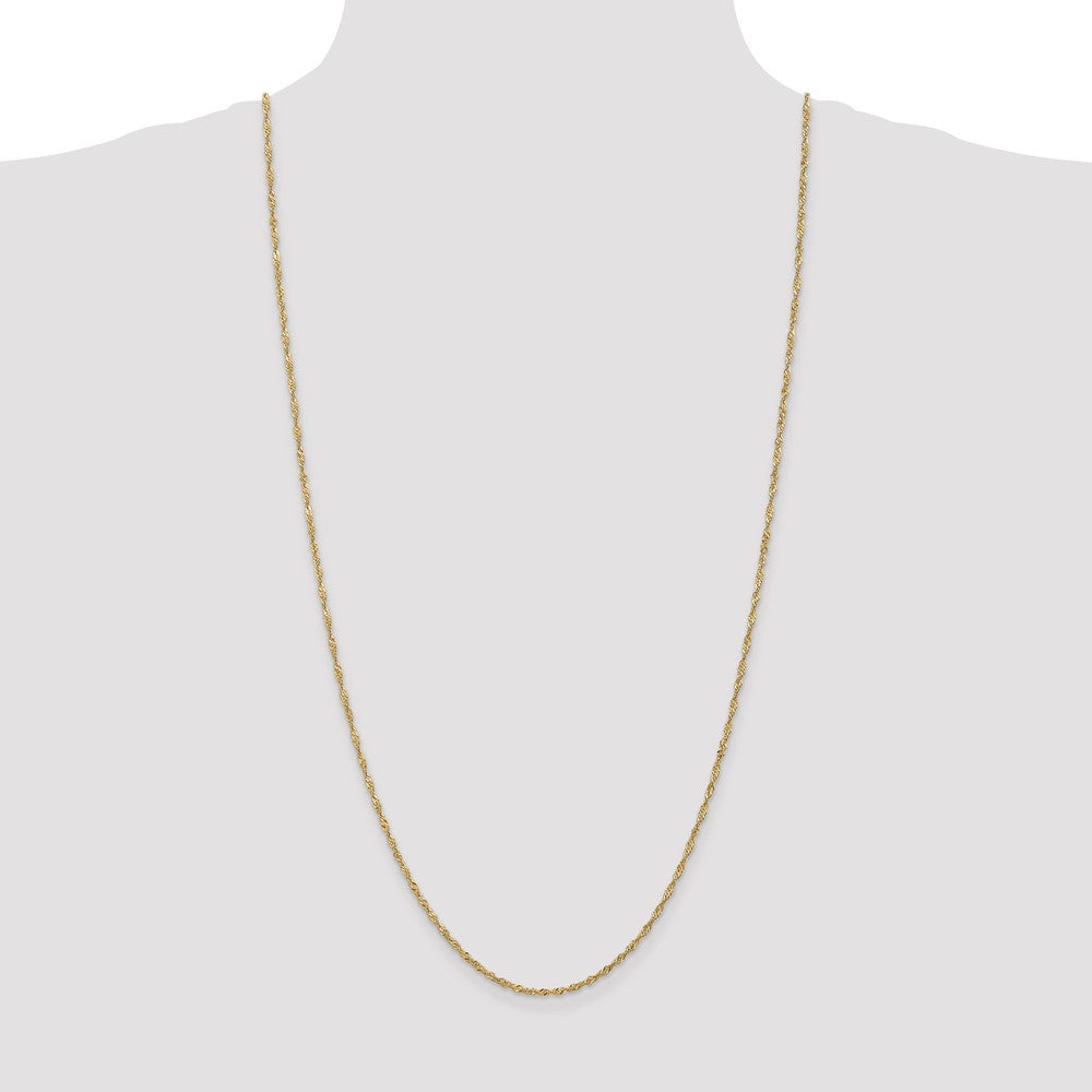 1.6mm Singapore Chain - Yellow Gold