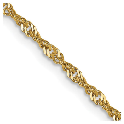 1.6mm Singapore Chain - Yellow Gold