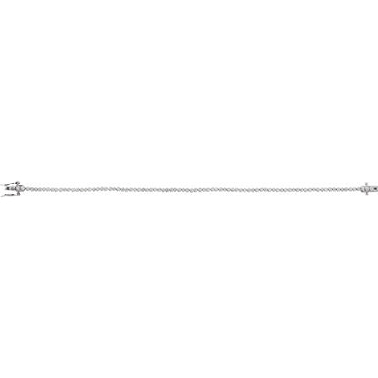 7/8 CTW Natural Diamond Line 7" Bracelet
