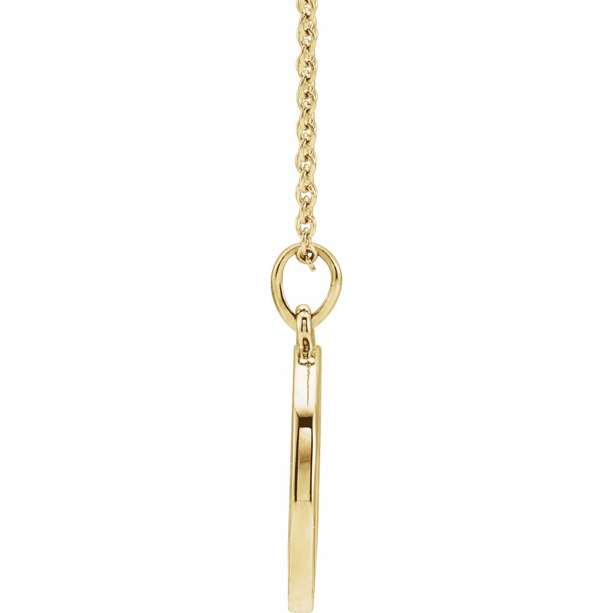 Natural Diamond Engravable Halo-Style Necklace or Pendant