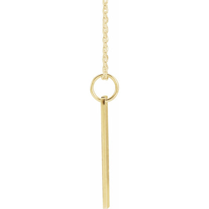Engravable Bar 16-18" Necklace (20 x 5mm)