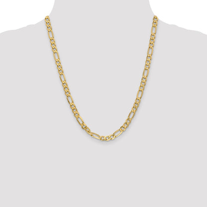 6.00mm Flat Figaro Chain