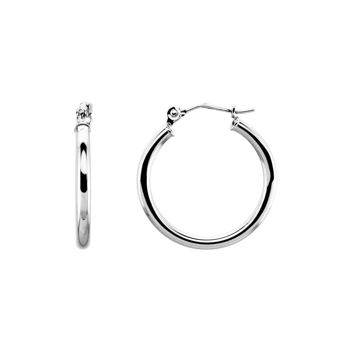 Tube Hoop Earrings 2