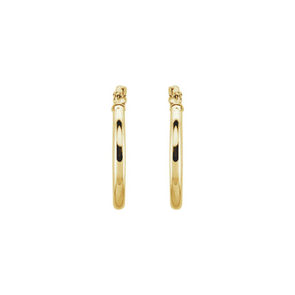 Tube Hoop Earrings 2