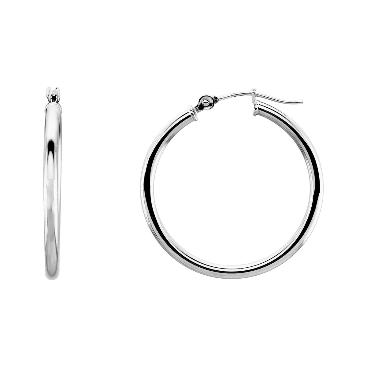 Tube Hoop Earrings 2