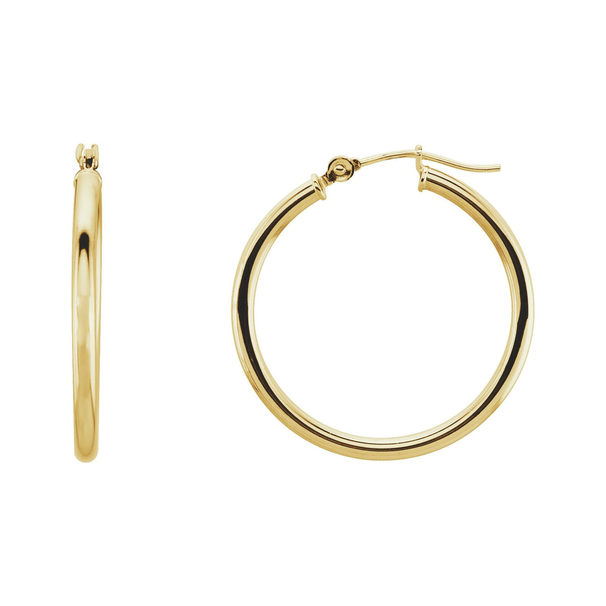 Tube Hoop Earrings 2