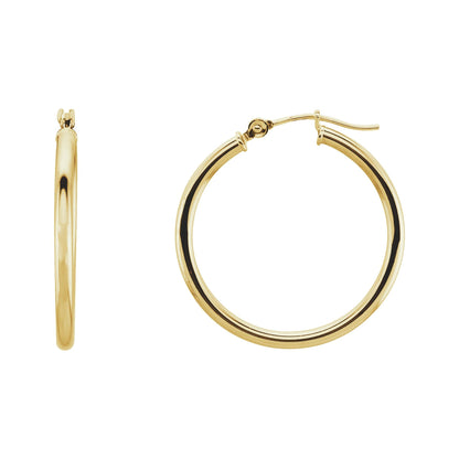 Tube Hoop Earrings 2