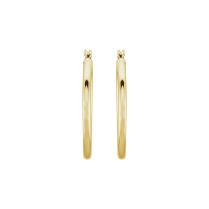 Tube Hoop Earrings 2